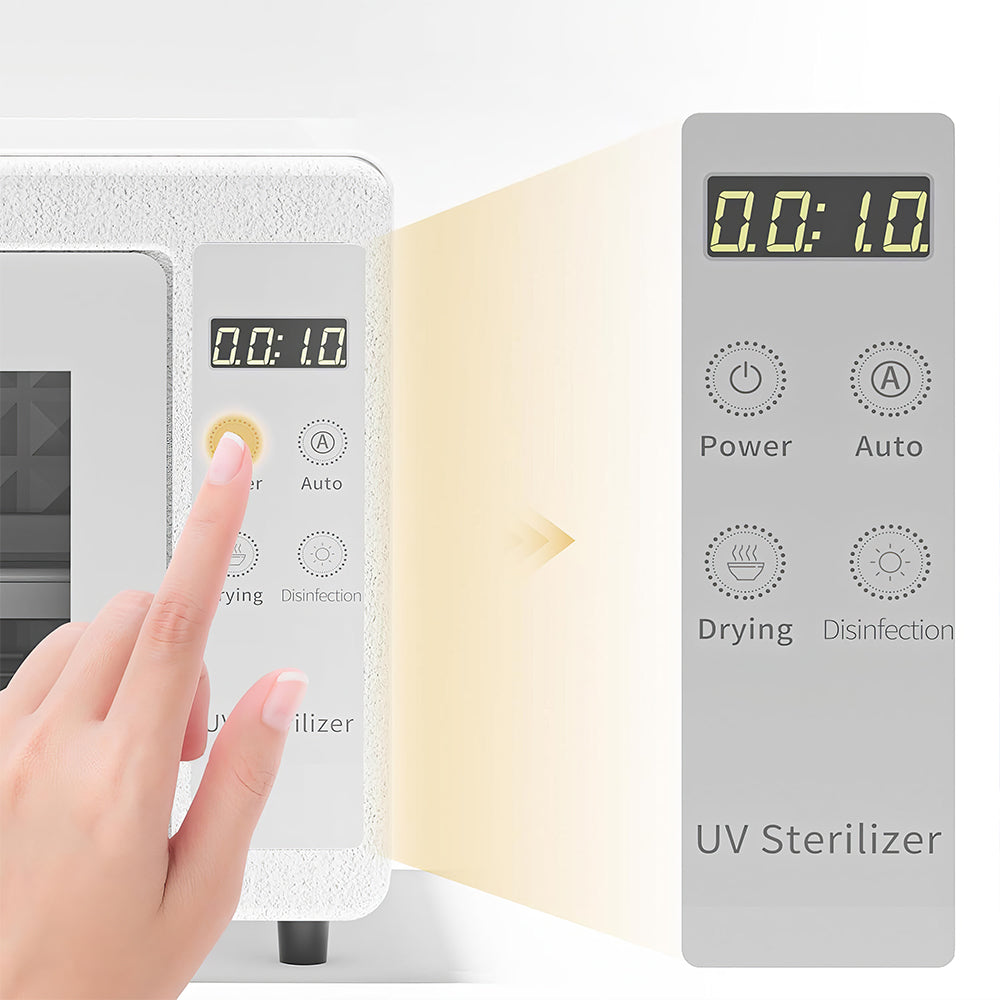 10L Hot Air Sterilizer for Esthetician, Nail Tool Cleaning Cabinet