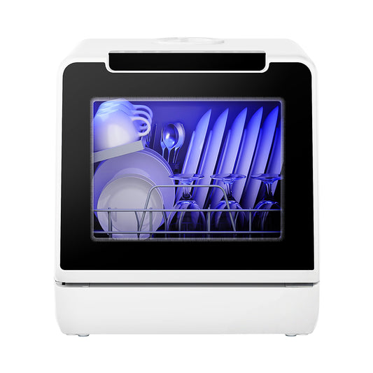 Portable Countertop Dishwasher, 8 Programs Mini Dishwasher with 5L Tank