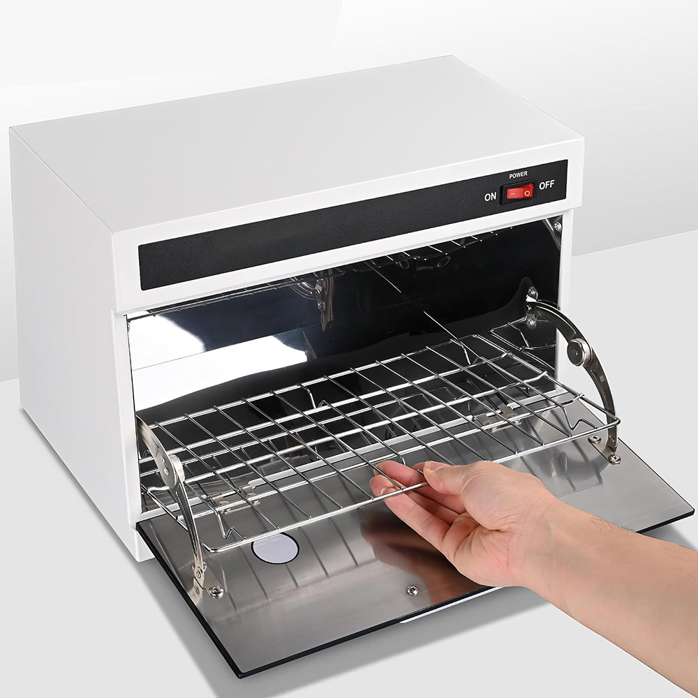 16L Electric Nail Tool Cleaning Cabinet with Blue Light & Timer