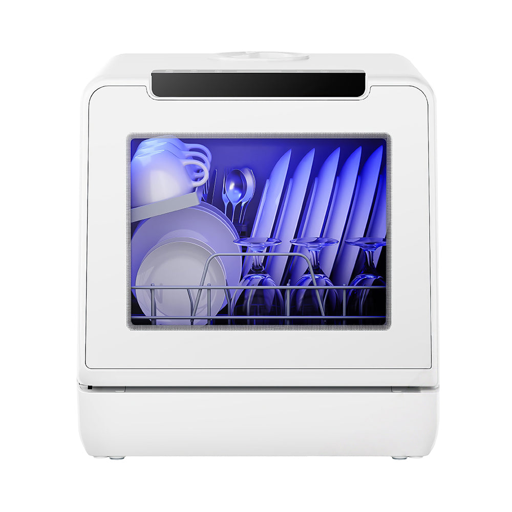 Portable Countertop Dishwasher, 8 Programs Mini Dishwasher with 5L Tank