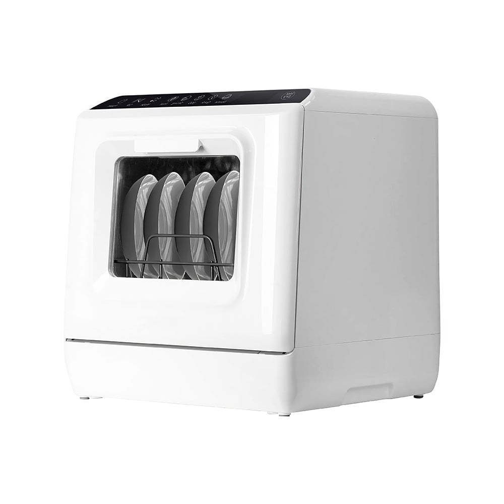 Portable Countertop Dishwasher with Built-in Water Tank, 5 Wash Cycles