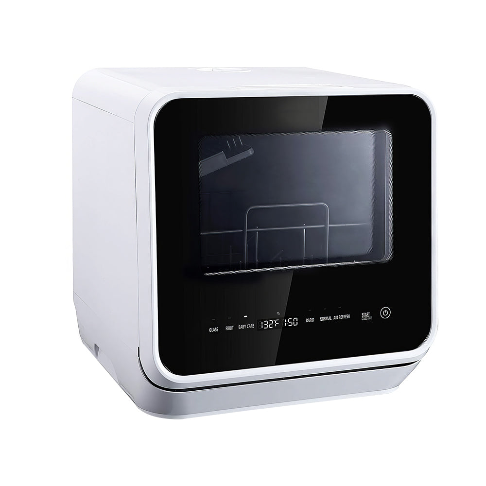Portable Countertop Dishwasher with 5L Tank, 5 Wash Programs, 750W