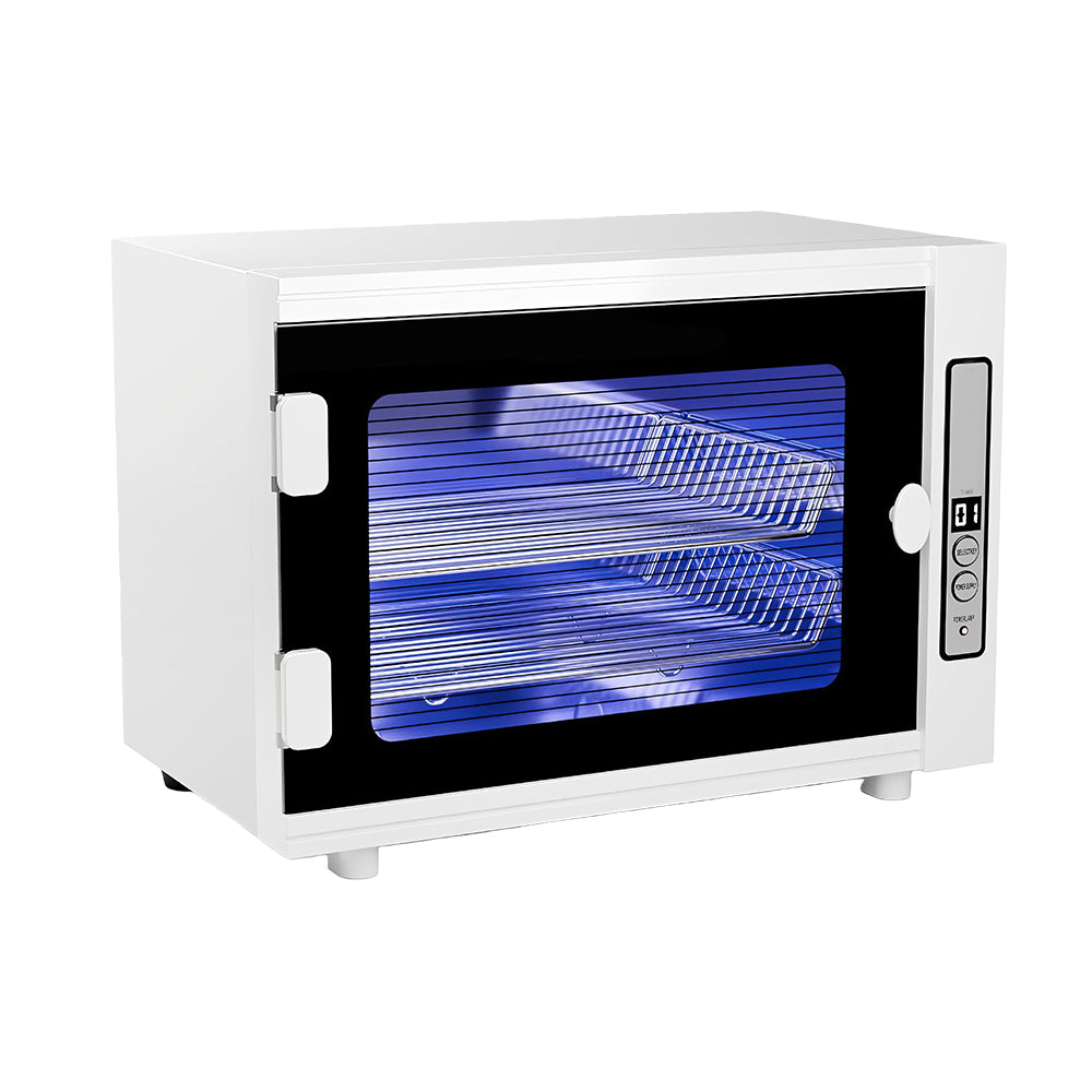 12L Nail Tool Cleaning Cabinet with UV Light, Multi-Functional Sanitizer Box