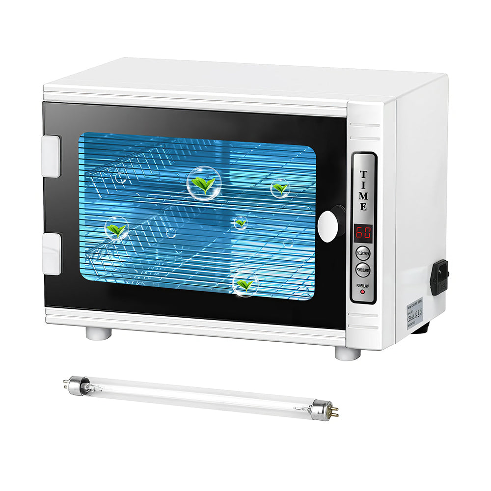 12L Nail Tool Cleaning Machine with UV Light, LED Timer & Replaceable Lamp