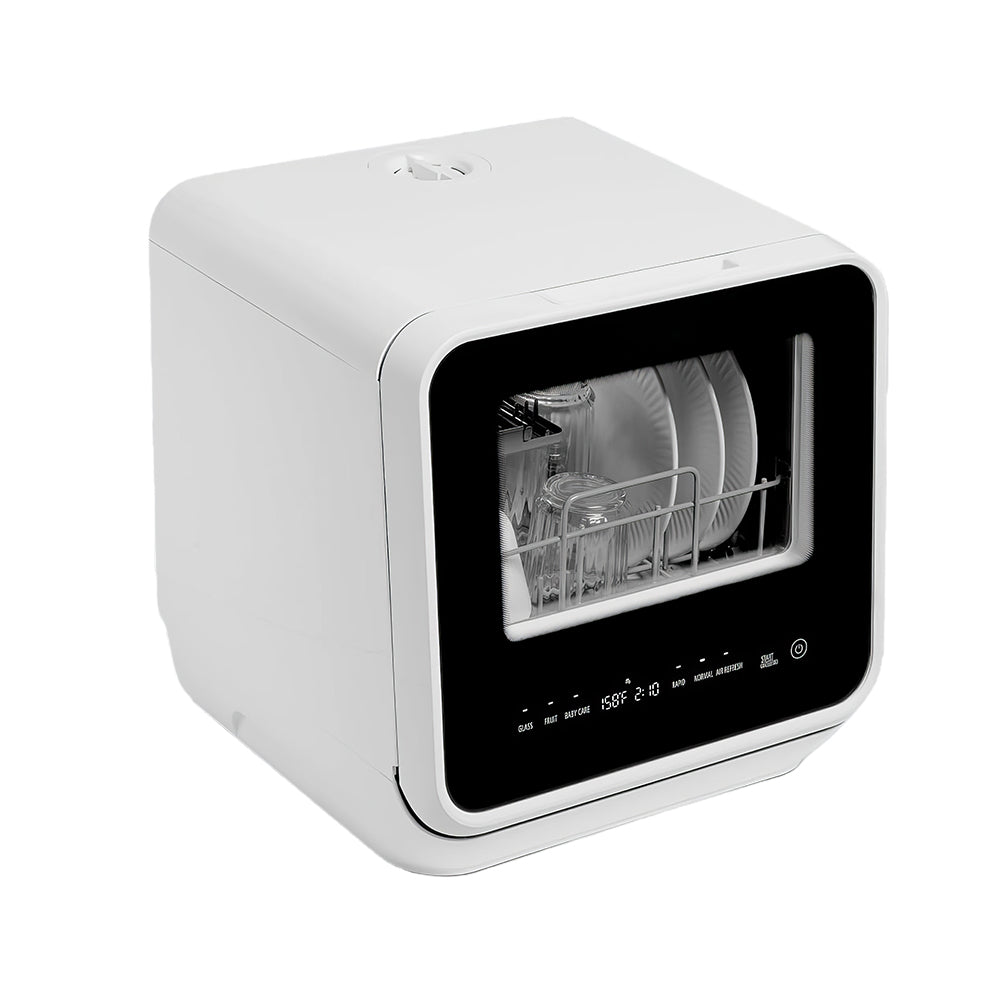 Portable Countertop Dishwasher with 5L Tank, 5 Wash Programs, 750W