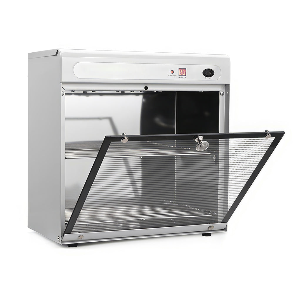 16L Electric Nail Tool Cleaning Cabinet with Blue Light & Timer