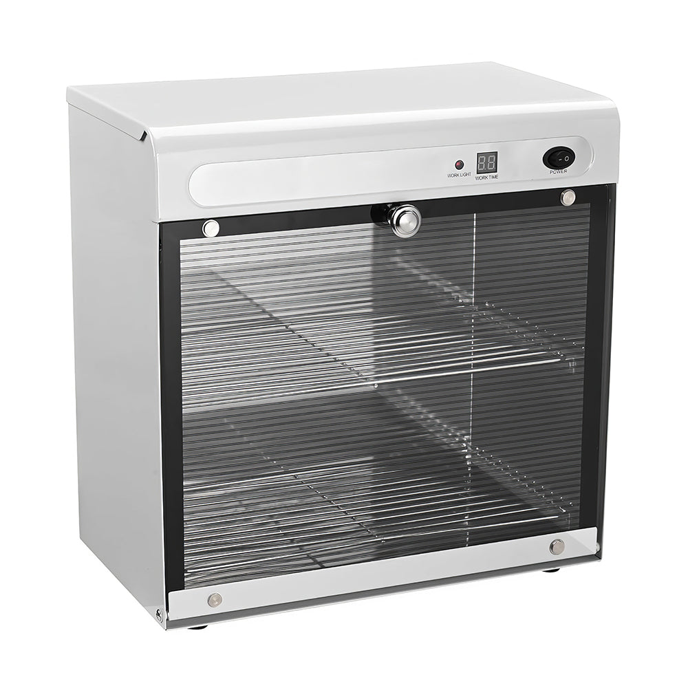 16L Electric Nail Tool Cleaning Cabinet with Blue Light & Timer