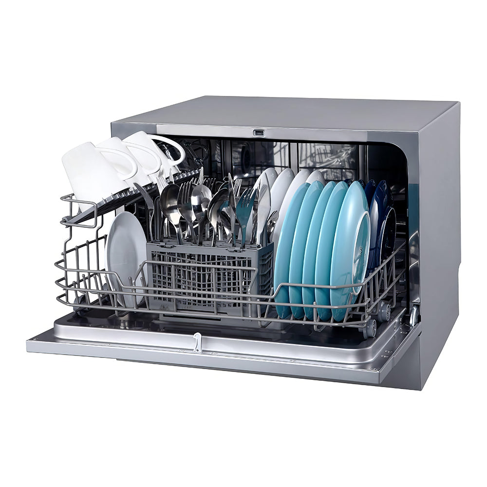 21.6" Countertop Dishwasher, 6 Place Setting, 7 Wash Cycles, Energy Star
